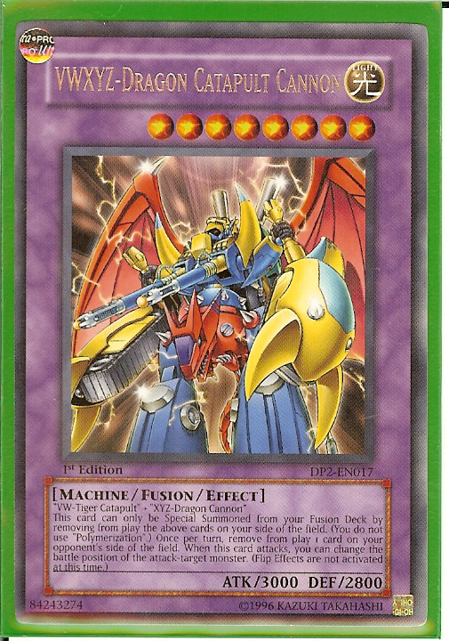 DP2-EN017 VWXYZ-Dragon Catapult Cannon – RARE - Duelist Pack: Chazz ...