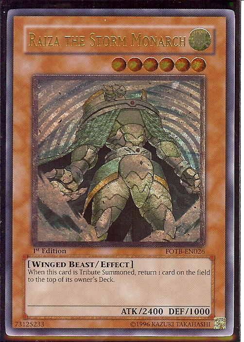 FOTB-EN026U Raiza the Storm Monarch – ULTIMATE RARE - Force of the