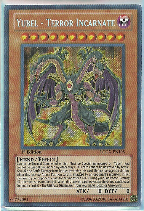 LCGX-EN198 Yubel - Terror Incarnate - Secret Rare