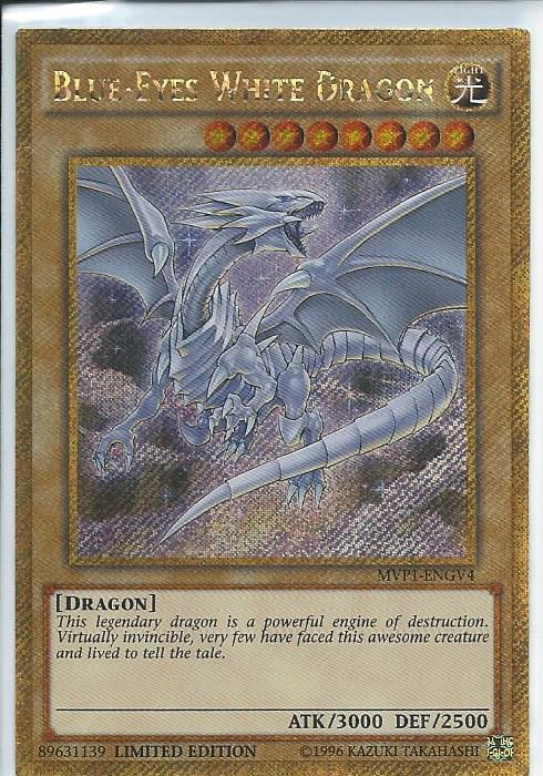 MVP1-ENGV4 Blue-Eyes White Dragon - Gold Secret Rare