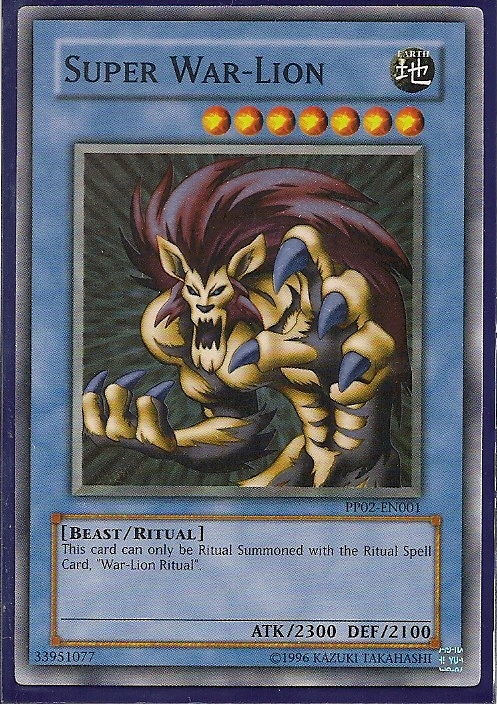 PP02-EN001 Super War-Lion - SUPER RARE