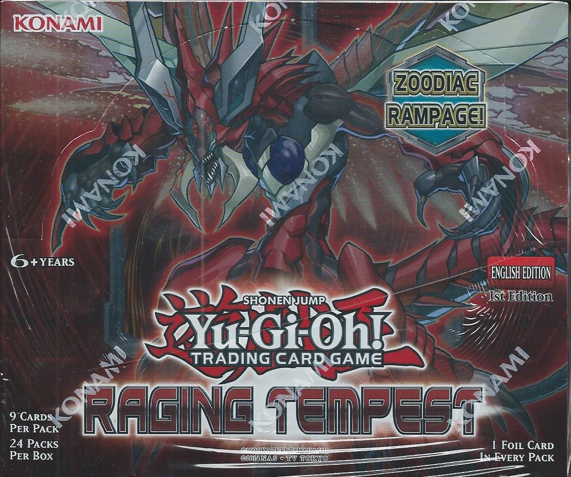 RAGING TEMPEST 1ST EDITION 24-PACK SEALED BOX - Raging Tempest ...