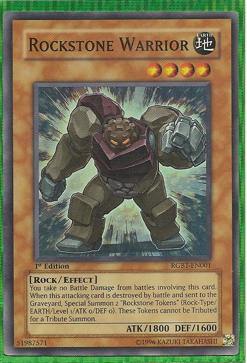 RGBT-EN001 Rockstone Warrior SUPER RARE - Raging Battle | Trading Card ...