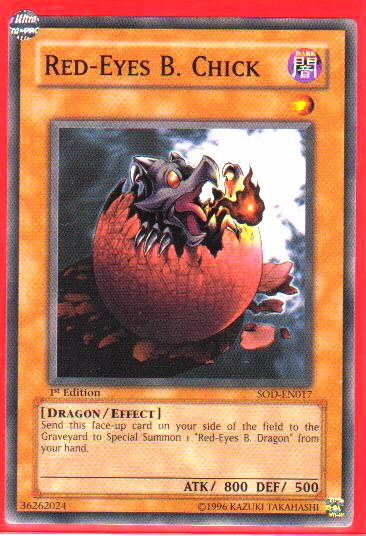 SOD-EN017 Red-Eyes B. Chick – COMMON - Soul Of The Duelist | Trading ...