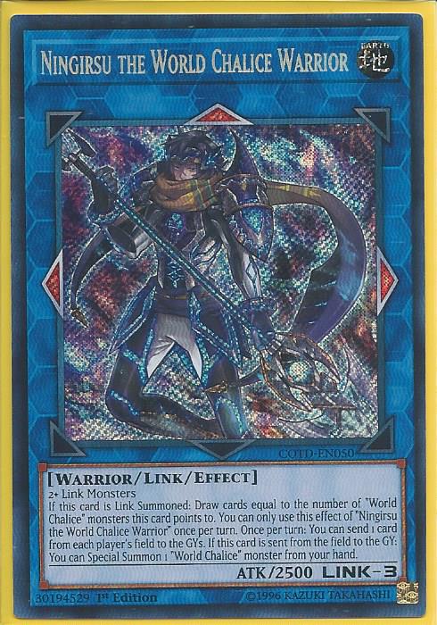 COTD-EN050 Ningirsu the World Chalice Warrior – Secret Rare - Code