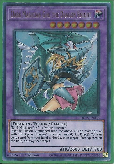 Dlcs En006a Dark Magician Girl The Dragon Knight Alternate Art Ultra Rare Dragons Of Legend The Complete Series Trading Card Mint Yugioh Cardfight Vanguard Trading Cards Cheap Fast Mint