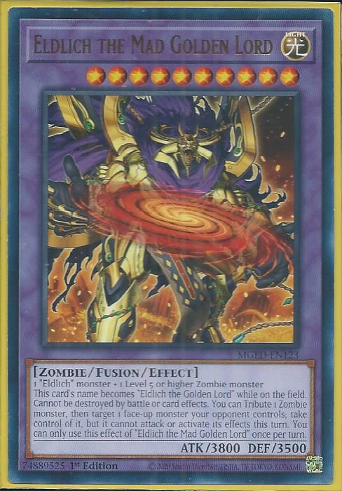 MGED-EN123 Eldlich the Mad Golden Lord - Rare