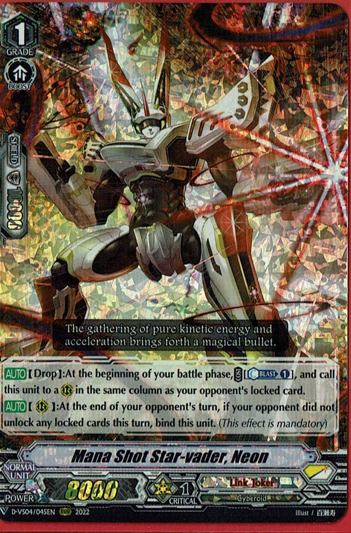 D-VS04/045 Mana Shot Star-vader, Neon - Triple Rare (RRR)