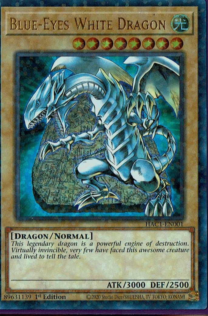 HAC1-EN001 Blue-Eyes White Dragon - Duel Terminal Ultra Parallel Rare