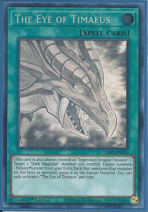 GFP2-EN183 The Eye of Timaeus – Ghost Rare | Trading Card Mint