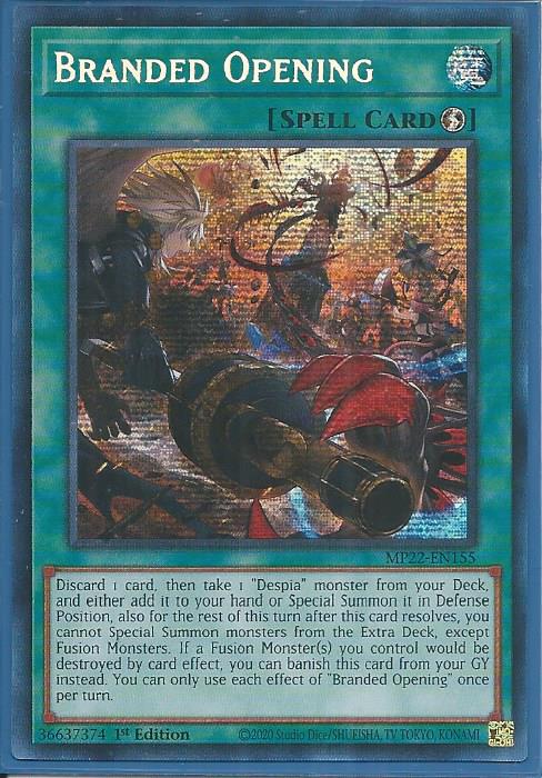 MP22-EN155 Branded Opening – Prismatic Secret Rare - 2022 Tin of