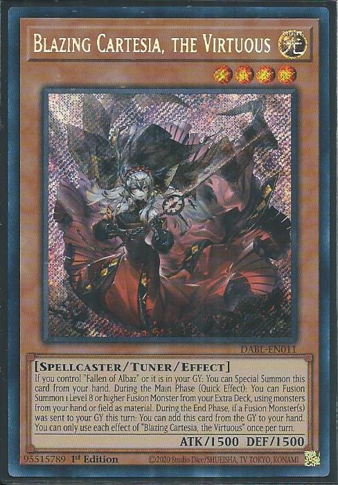 DABL-EN011 Blazing Cartesia, the Virtuous - Secret Rare