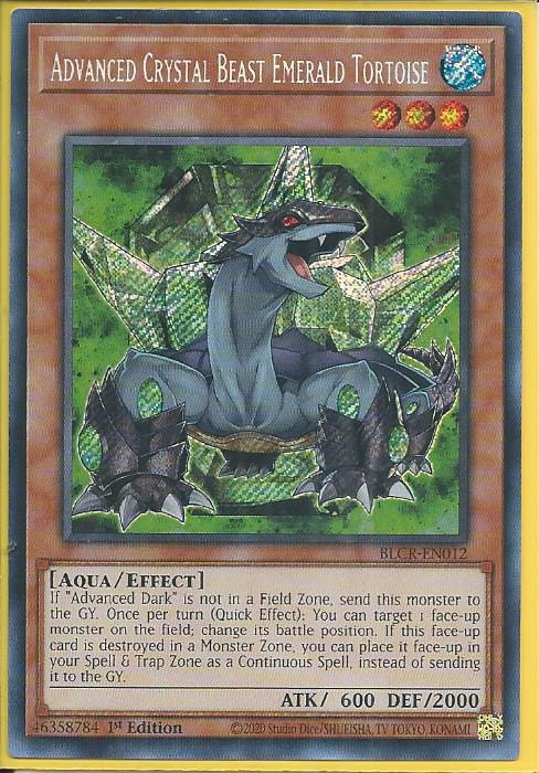 BLCR-EN012 Advanced Crystal Beast Emerald Tortoise – Secret Rare