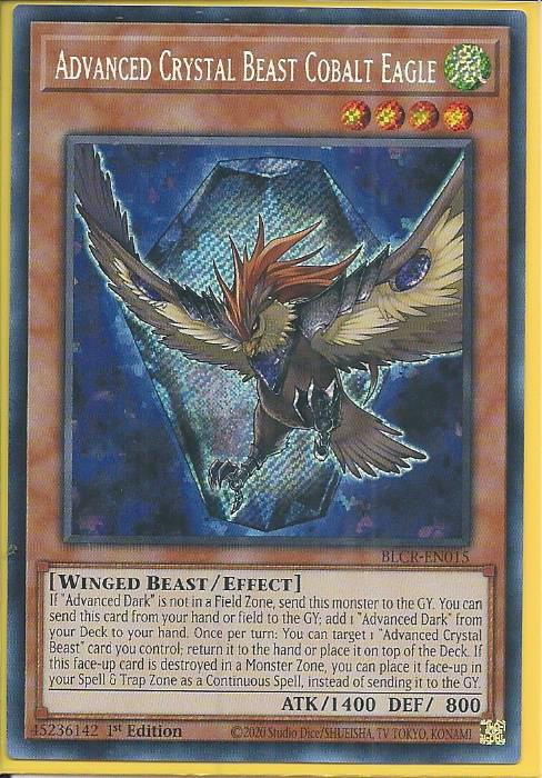 BLCR-EN015 Advanced Crystal Beast Cobalt Eagle - Secret Rare