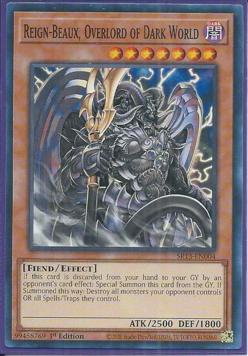 SR13-EN004 Reign-Beaux, Overlord of Dark World – Common