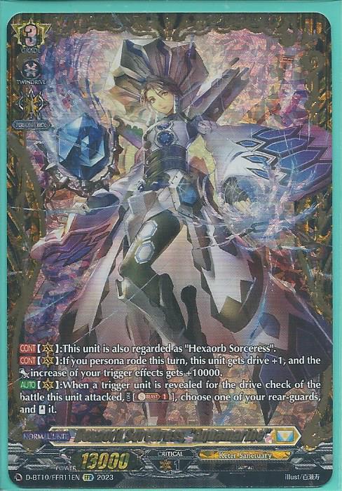 D-BT10/FFR11 Hexaorb Sorceress, "Aquamarine" – Double Frame Rare (FFR ...