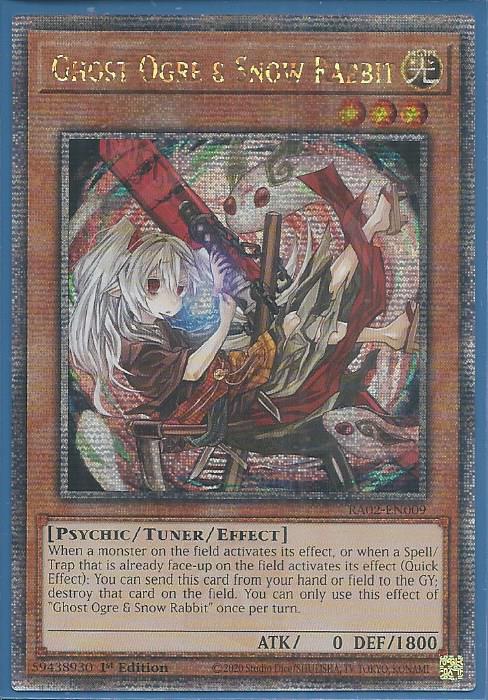 Yugioh Ghost 2024 Ogre & Snow Rabbit Secrer Rare, CROS-EN033